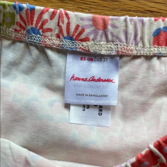 Hanna Andersson - Baby Print Crossback Dress & Bloomer Set in Sea Daisy - Picture 10 of 12